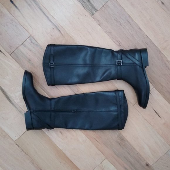 ANTONIO MELANI Shoes - *FREE SHIPPING* Black Leather Riding Boots